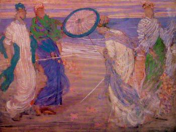 James Abbottb McNeill Whistler : Symphony in Blue and Pink